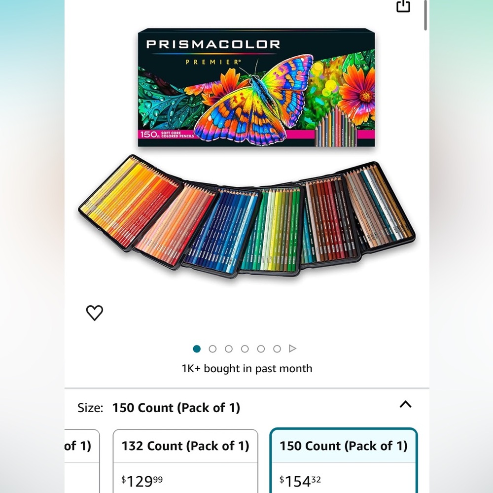 150+ Prismacolor Colored Pencils with case